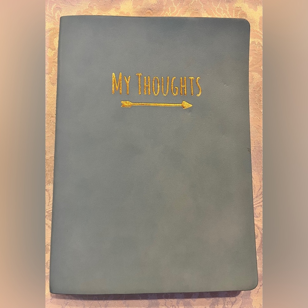 Journal ‘My Thoughts’ - Blue Softcover with Gold Foil
